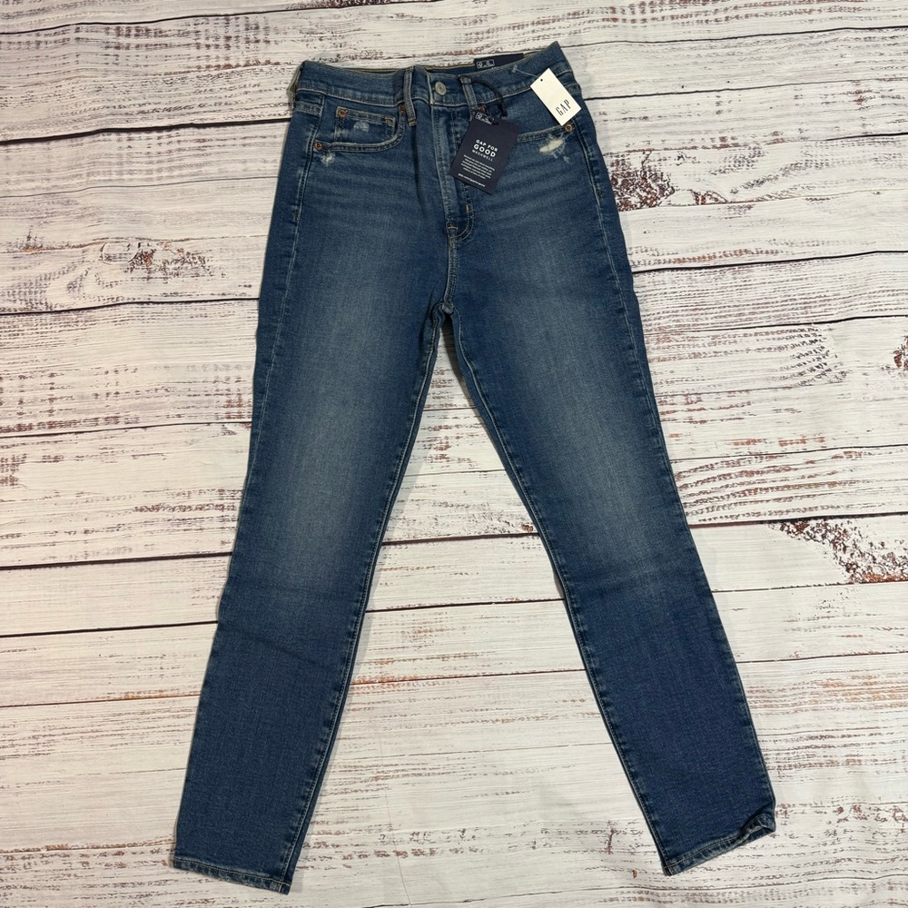NWT GAP Women's Sky High True  Skinny Ankle Jeans
